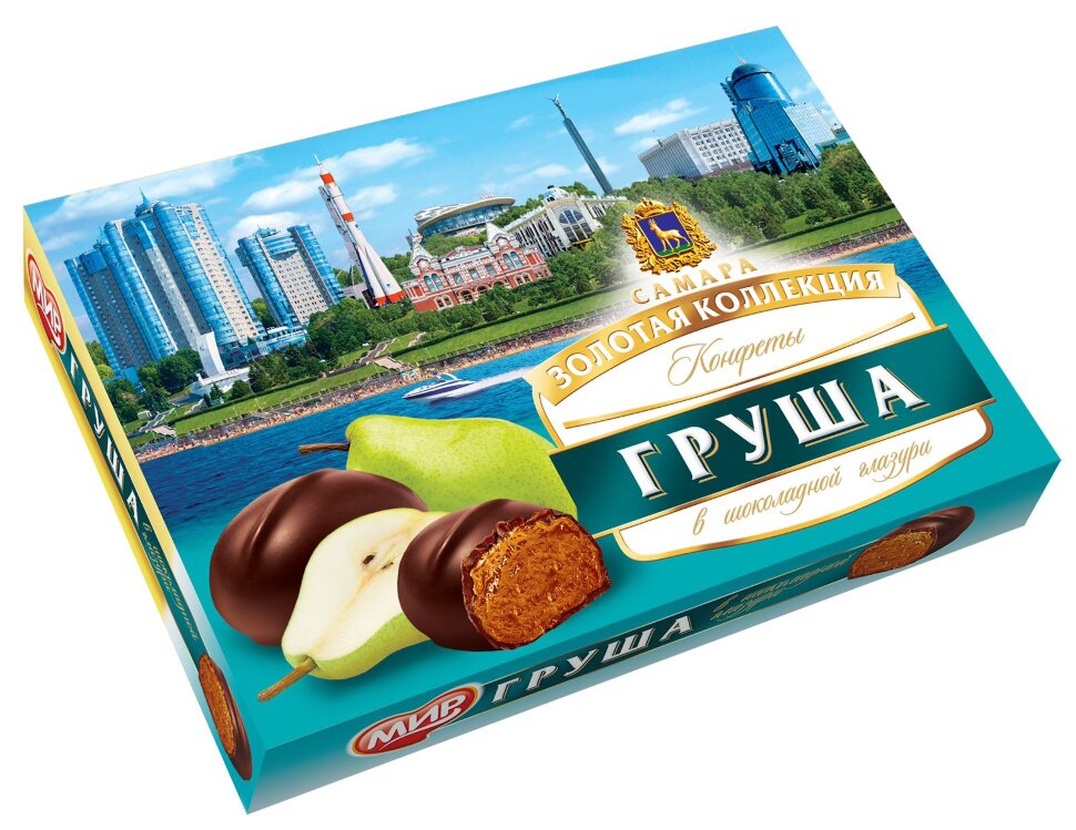  КФ МИР Груша в шоколадной глазури 160г  в Берёзовском