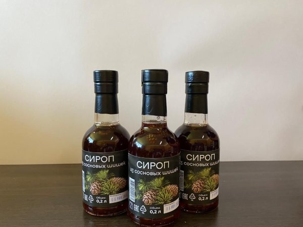 №2 Сироп из  сосновых шишек 200г  в Берёзовском